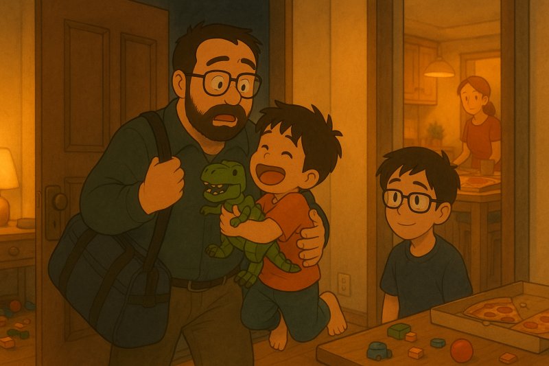 Toatet ca toate… dar uneori uit că și eu sunt om (sau cum am ajuns acasă obosit, prost și totuși iubit)