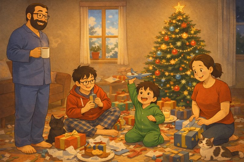 Crăciunul la noi, sau. ... cum oboseala și magia pot locui în același om