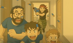 War Zone de seară (ediția cu miresme de Nerf și iasomie )