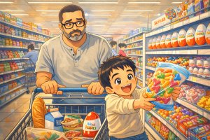 Cumpărături sub presiune (cu copilul mic la supermarket) ... sau cum să pierzi lupta cu jeleurile înainte să ajungi la casă